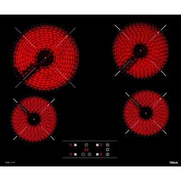 Teka HSΒ 630 + TBC 64010 TTC Φούρνος άνω Πάγκου 70lt με Κεραμικές Εστίες Π59.5εκ. Μαύρος